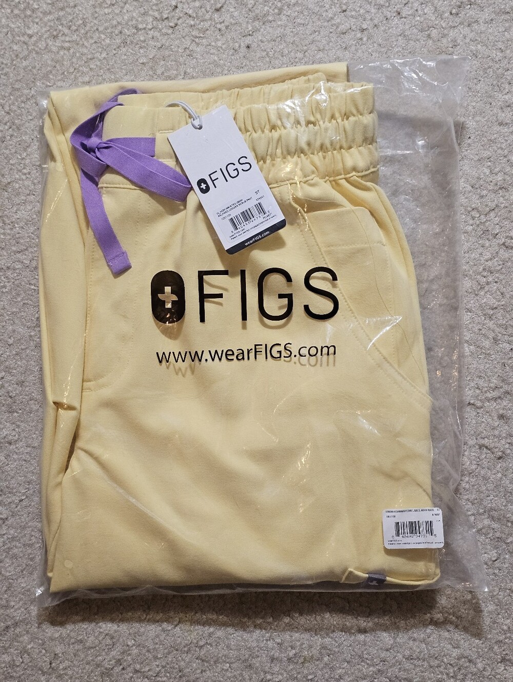Figs Butter Yellow Uman Jogger